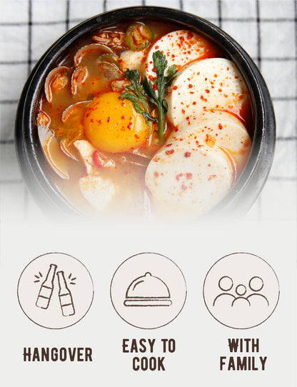 (Pack of 2) Chung Jung One Korean Soup Stew 450G/15.8Oz(Spicy Soft Tofu)